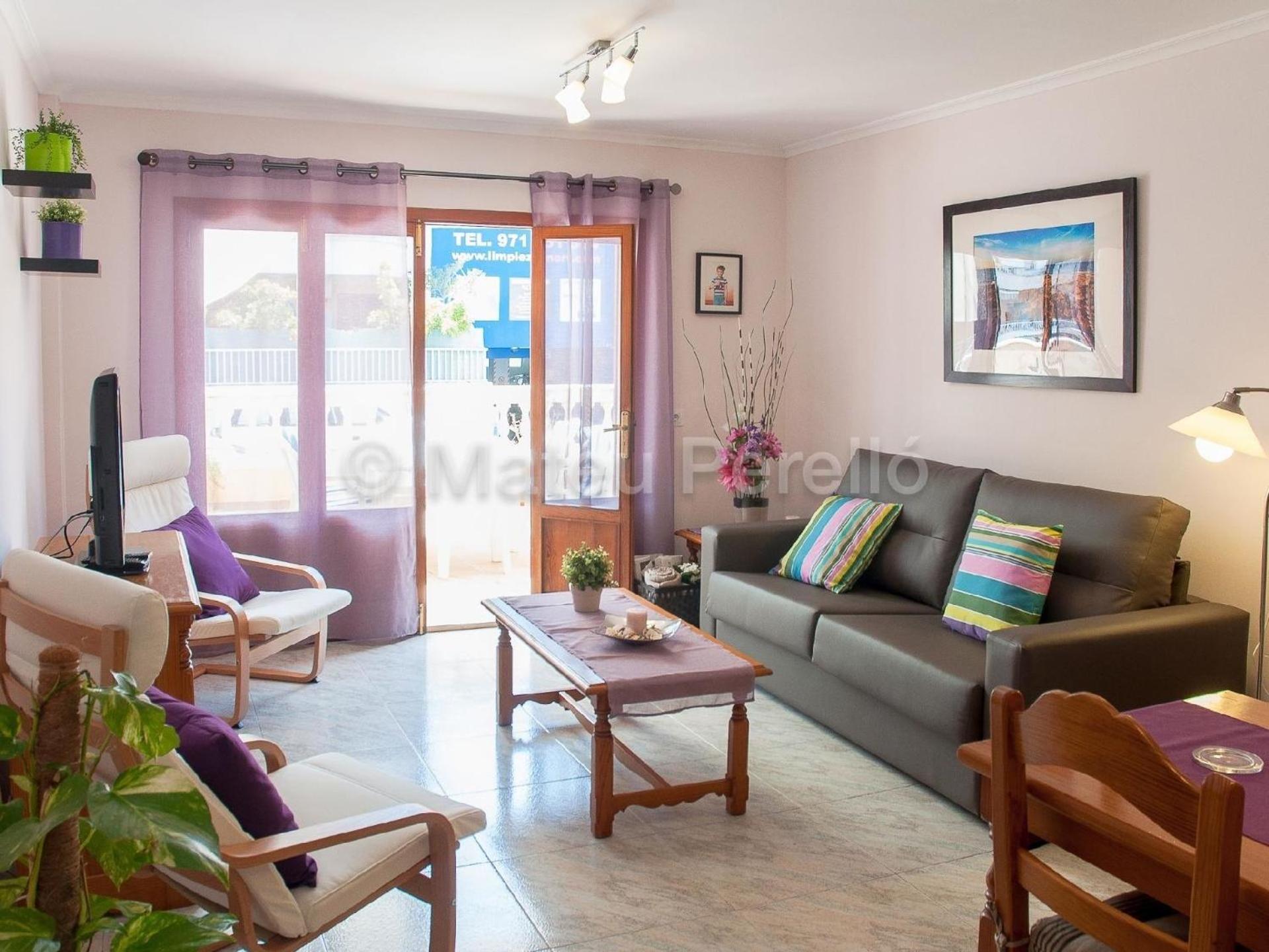 Wohnung In Son Baulo Mit Terrasse, Garten Und Grill Can Picafort  Exterior photo